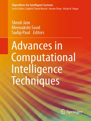 cover image of Advances in Computational Intelligence Techniques